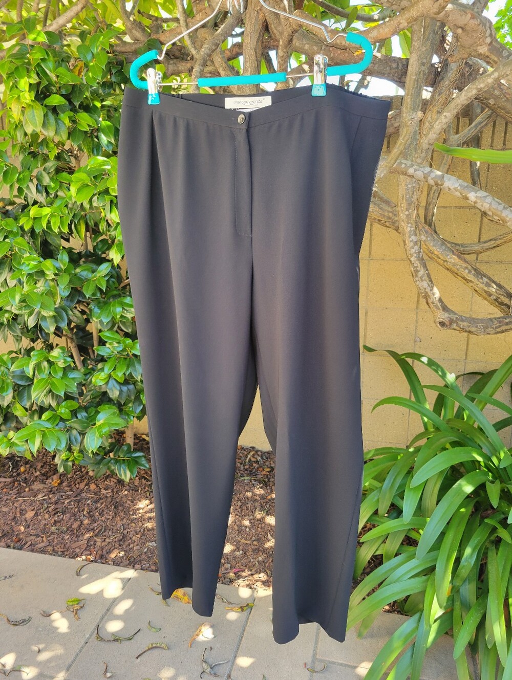 Marina Rinaldi Plus Size Black Classic Women Pants Business Casual Size 22